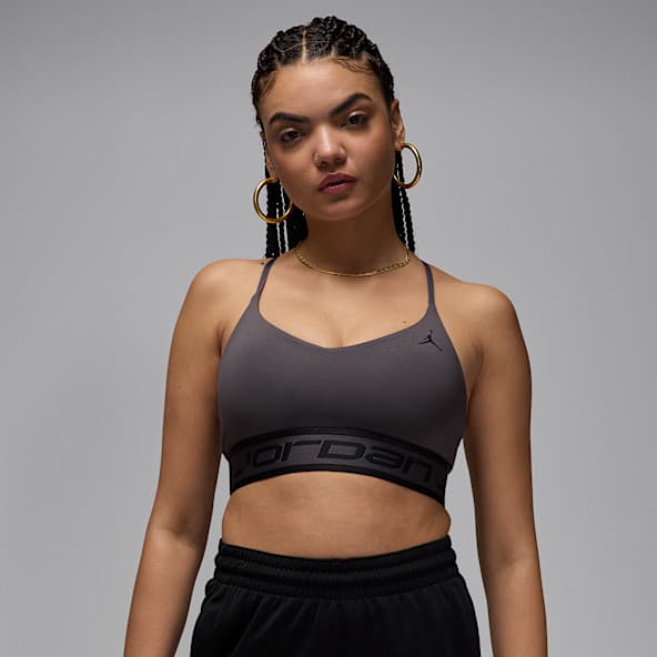 Grey Sports Bras. Nike.com